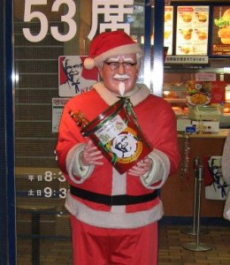 KFC Colonel Santa in Japan