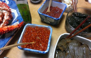 The freshest salmon roe I've ever had, only a day old
